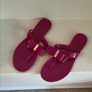 Michael Kors Stylish Pink Bow Sandals